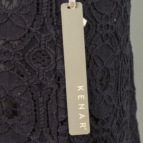 NWT Kenar lace and faux leather skirt - L - Picture 4 of 5